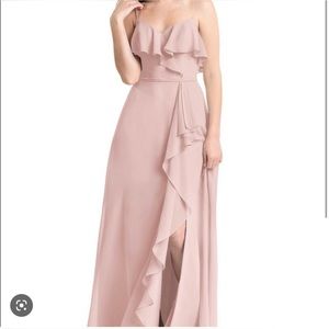 Blush formal dress from Azazie